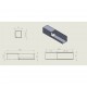 STRANTZA - DOUBLE ROBE HOOK WITH SIDE SHELF VERDI - STRANTZA