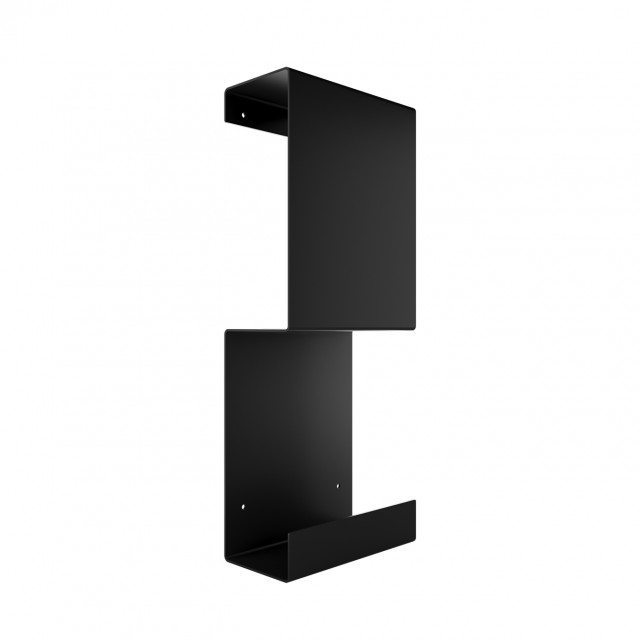 STRANTZA - DOUBLE BOX SHELF BLACK