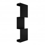 STRANTZA - TRIPLE BOX SHELF BLACK