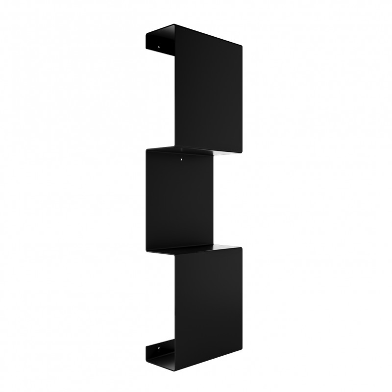 STRANTZA - TRIPLE BOX SHELF BLACK VERDI - STRANTZA