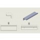 STRANTZA - SHELF SMALL LEDGER BLACK VERDI - STRANTZA