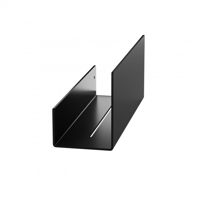 STRANTZA - SHELF HIGH LEDGER WITH DRAIN BLACK