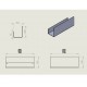 STRANTZA - SHELF HIGH LEDGER WITH DRAIN BLACK VERDI - STRANTZA