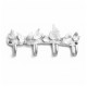 WALL HANGER WITH BUTTERFLIES M4140 / CHROME