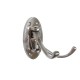 TRIPLE ROTATING HANGER / MAT NICKEL  WALL HANGERS