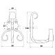 DOUBLE WALL HANGER / ANTIQUE WALL HANGERS