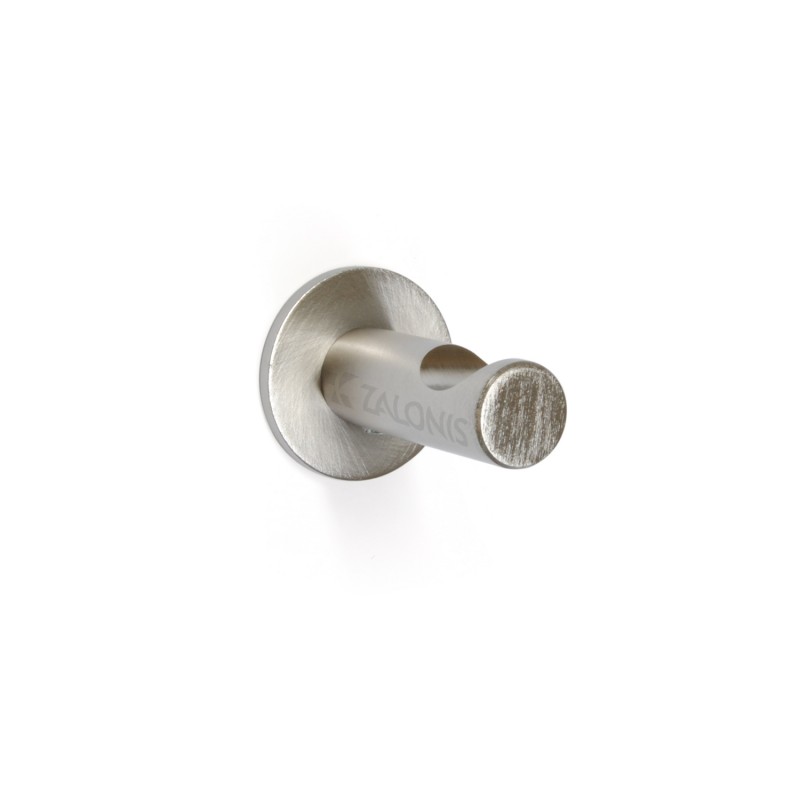 ROUND SINGLE COAT HANGER M002 / MAT NICKEL BATHROOM ACCESSORIES