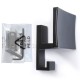 SQUARE COAT HANGER 1150 / MAT BLACK WALL HANGERS