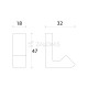 SINGLE COAT HANGER M4400 / MAT NICKEL WALL HANGERS