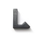 SINGLE COAT HANGER M4400 / MAT BLACK WALL HANGERS