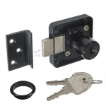 FURNITURE RIM LOCK C.25 D.18x22 m.133 / RIGHT / BLACK