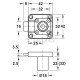 SECURITY BOX FURNIT. LOCK C.25 D.18x22 m.133 / RIGHT / BLACK