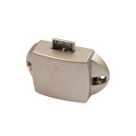 PUSH BUTTON CATCH LOCK 25mm / METAlLIC / NIKEL MAT