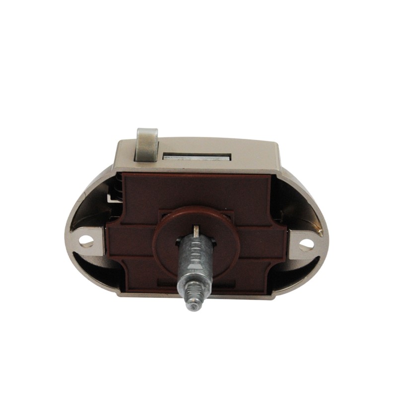 PUSH BUTTON CATCH LOCK 25mm/ WITH LATCH BOLT / NIKEL MAT PUSH BUTTON LOCKS FOR BOAT