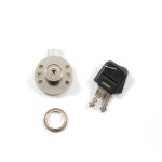 ROUND DRAWER LOCK D.38 / NICKEL