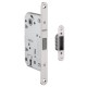 MAGNETIC DOOR LOCK / 50x90 mm / OVAL PLATE / MAT INOX