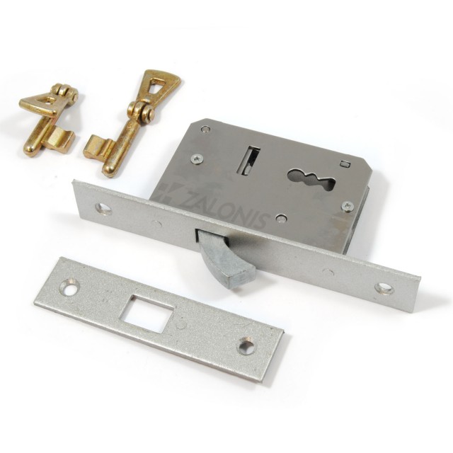 SLIDING DOOR LOCK HALZ / SILVER