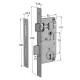 ΚΛΕΙΔΑΡΙΑ ΜΕΣΟΠΟΡΤΑΣ 40x75 GEVY / ΤΕΤΡ-ΤΕΤΡ / ΝΙΚΕΛ ΜΑΤ