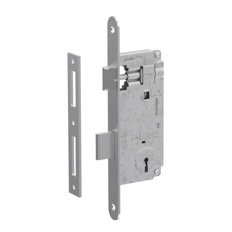 ΚΛΕΙΔΑΡΙΑ ΜΕΣΟΠΟΡΤΑΣ 40x75 GEVY / ΟΒΑΛ-ΤΕΤΡ / ΝΙΚΕΛ ΜΑΤ