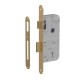 INTERIOR DOOR LOCK 40x75 mm ICSA / OV-OV / MAT GOLD