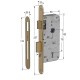 INTERIOR DOOR LOCK 40x75 mm ICSA / OV-OV / MAT GOLD