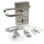 GLASS DOOR LOCK SET / LEFT