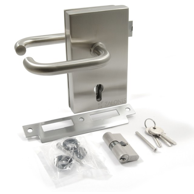 GLASS DOOR LOCK SET / LEFT
