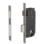SECURITY MORTISE DOOR LOCK GEVY / SQ -  SQ / MAT NICKEL