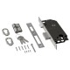 SECURITY MORTISE DOOR LOCK GEVY / SQ -  SQ / MAT NICKEL SECURITY MORTISE DOOR LOCKS
