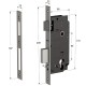 SECURITY MORTISE DOOR LOCK GEVY / SQ -  SQ / MAT NICKEL SECURITY MORTISE DOOR LOCKS