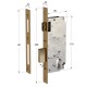 SECURITY MORTISE DOOR LOCK GEVY / ROLLER LATCH / SQ -  SQ / MAT GOLD SECURITY MORTISE DOOR LOCKS