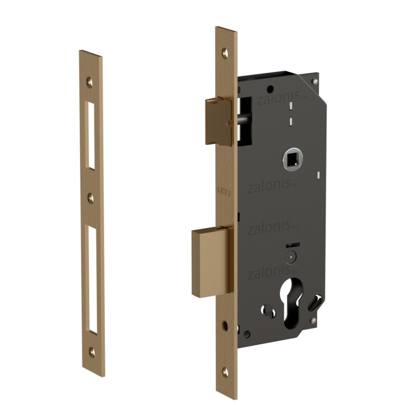 SECURITY MORTISE DOOR LOCK GEVY / SQ-SQ / MAT GOLD SECURITY MORTISE DOOR LOCKS SECURITY MORTISE DOOR LOCK GEVY / SQ-SQ / MAT GOLD SECURITY MORTISE DOOR LOCKS