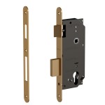 SECURITY MORTISE DOOR LOCK GEVY / OV-OV / MAT GOLD