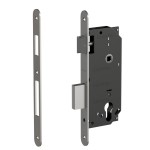 SECURITY MORTISE DOOR LOCK GEVY / OV-OV / MAT NICKEL