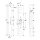INTERNAL WINDOW LATCH LOCK /  BRASS / GOLD