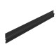 ADHESIVE EXTERNAL DOOR SWEEP PLASTIC PANEL WITH BRUSH 100 / BLACK