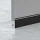 EXTERNAL DOOR SWEEP RUBBER PROFILE / 9 cm / BLACK