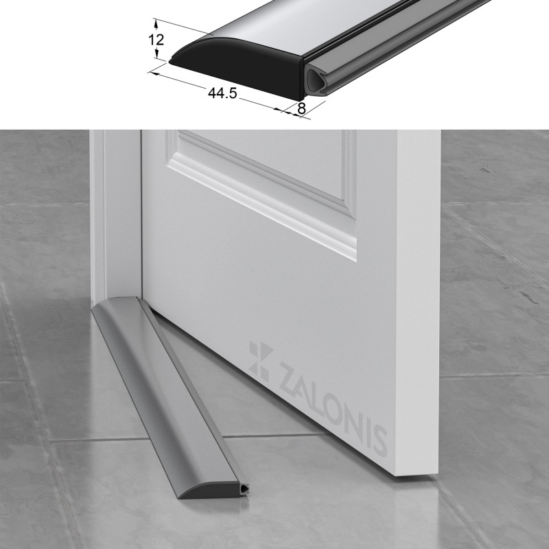FLOOR WINDBREAK PANEL / ANODIZED
