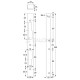 ANGLED STRIKE PLATE / MAT NICKEL