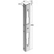 ANGLED STRIKE PLATE / MAT NICKEL