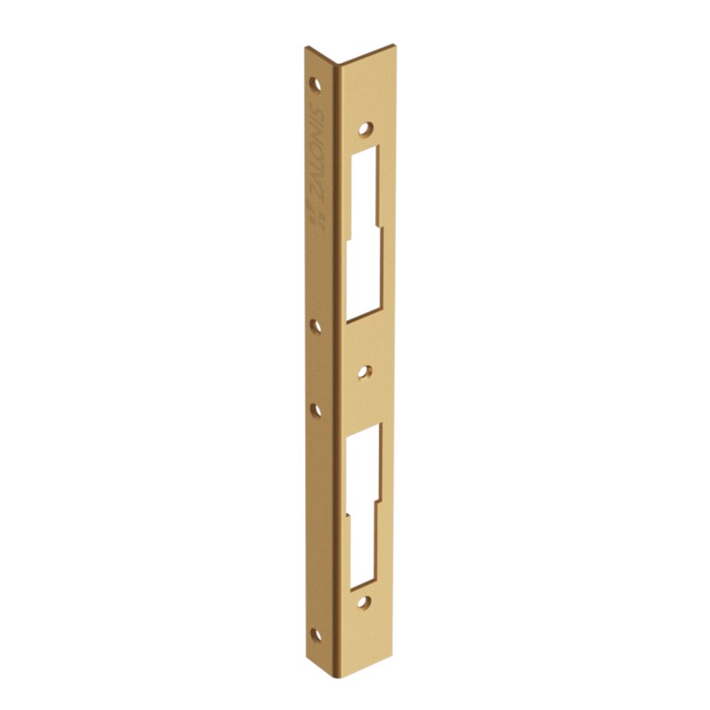ANGLED STRIKE PLATE / GOLD