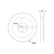 WINDOW ROLLING SHUTTER DISK FOR STRAP 6M