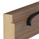 WIDE DOOR RUBBER / BLACK  DRAUGHT EXCLUDERS - RUBBER SEALS