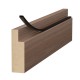 BLACK ADHESIVE DRAUGHT EXCLUDER 10x5 10m DRAUGHT EXCLUDERS - RUBBER SEALS