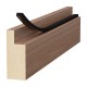 BLACK ADHESIVE DRAUGHT EXCLUDER 15x10 5m DRAUGHT EXCLUDERS - RUBBER SEALS