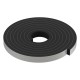 BLACK ADHESIVE DRAUGHT EXCLUDER 20x10 5m DRAUGHT EXCLUDERS - RUBBER SEALS