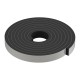 BLACK ADHESIVE DRAUGHT EXCLUDER 25x10 5m DRAUGHT EXCLUDERS - RUBBER SEALS