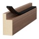 BLACK ADHESIVE DRAUGHT EXCLUDER 30x10 5m DRAUGHT EXCLUDERS - RUBBER SEALS