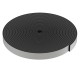 BLACK ADHESIVE DRAUGHT EXCLUDER 25x5 10m DRAUGHT EXCLUDERS - RUBBER SEALS