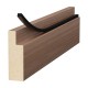 BLACK ADHESIVE DRAUGHT EXCLUDER 10x10 5m DRAUGHT EXCLUDERS - RUBBER SEALS